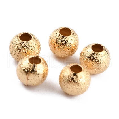 Long-Lasting Plated Brass Beads KK-O133-004A-G-1