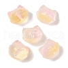 Transparent Spray Paint Glass Beads GLAA-Z011-09C-1