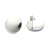 201 Stainless Steel Stud Earrings EJEW-K270-06B-P-2