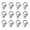 Tarnish Resistant Polished 304 Stainless Steel Lobster Claw Clasps X-STAS-R072-08A-1