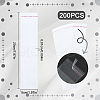 SOFPLATE 2 Bags Transparent OPP Cellophane Packaging Bags OPP-SP0001-01-2