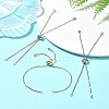 5Pcs Rack Plating Adjustable Brass Slider Bracelet Making MAK-FS0001-03P-13