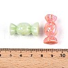 UV Plating Opaque Acrylic Beads OACR-T028-54-3
