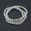 Electroplate Glass Beads Strands EGLA-J141-A-AB01-3