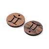 Walnut Wood Laser Cut Pendants WOOD-Q051-06A-2