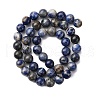 Natural Sodalite Beads Strands G-R015-B01-8mm-3