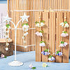 25Pcs 5 Colors Acrylic Charms KY-TA0001-22-6