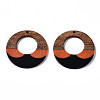 Resin & Walnut Wood Pendants RESI-S389-063-2