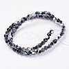 Non-magnetic Synthetic Hematite Beads Strands G-F396-24-6mm-2