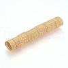 Textured Brass Memory Wires KK-N258-03G-2