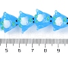 Handmade Lampwork Beads Strands LAMP-P066-03-5