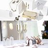 Acrylic Jewelry Finger Ring Displays Stand Set RDIS-WH0006-15B-7