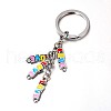 Platinum Zinc Alloy Enamel Keychain KEYC-O008-30-1