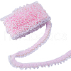Gorgecraft 10M Polyester Polka Dot Lace Ribbons OCOR-GF0003-35B-1