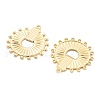 Brass Pendants KK-B134-22G-2