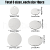 SUNNYCLUE 30Pcs 3 Styles 201 Stainless Steel Stamping Blank Tag Pendants STAS-SC0008-95-2