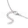 304 Stainless Steel Empty Macrame Pouch Star Moon Pendant Cable Chain Necklace Making NJEW-JN05277-01-5