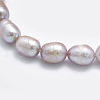 Natural Cultured Freshwater Pearl Beads Strands PEAR-F007-85B-01-3