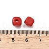 Spray Painted Wooden Beads WOOD-P021-01A-24-3