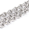 Tarnish Resistant 304 Stainless Steel Rolo Chains CHS-O010-02P-1