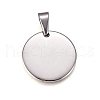 Tarnish Resistant 304 Stainless Steel Pendants STAS-I135-29P-1