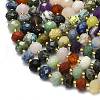 Natural Natural Amethyst & Carnelian & Red Jasper & Green Aventurine & Sodalite Beads Strands G-P573-A06-01-3