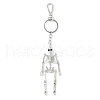 Alloy Pendant Keychain SKUL-PW0002-057P-1