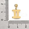 304 Stainless Steel Pendants STAS-H202-01G-02-3