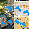 Ocean Theme Wood Pendant Decorations HJEW-WH20016-01C-5