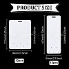 FINGERINSPIRE 24Pcs 2 Styles PVC Plastic Badge Display Cards DIY-FG0006-35-2