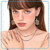   5845Pcs 28 Style Glass Twisted Bugle Beads SEED-PH0001-60-6