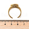 304 Stainless Steel Cuff Ring Components STAS-V012-01B-G-2