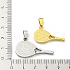 Ion Plating(IP) 304 Stainless Steel Pendants STAS-M329-03G-3