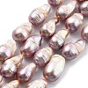 Natural Nucleated Pearl Beads Strands PEAR-B004-15D-02D-2
