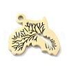 Ion Plating(IP) 304 Stainless Steel Pendants STAS-D007-06G-1