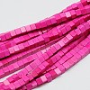 Synthetic Turquoise Beads Strands TURQ-G108-4x4mm-05-1