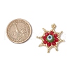 Glass Seed Beaded Star Pendants PALLOY-MZ00624-03-2