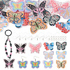  DIY Butterfly Earring Making Kit DIY-TA0005-24-9
