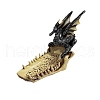 Resin Dragon Boat Trays Figurines Statue for Home Office Desktop Decoration PW-WG88418-01-1