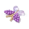 Handmade Glass Seed Beaded Butterfly Pendants PALLOY-MZ00685-02-4