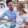 Acrylic Finger Ring Display Holders RDIS-WH0020-02A-01-6