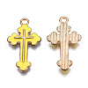 Alloy Enamel Pendants ENAM-S121-059K-2