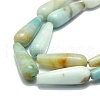 Natural Flower Amazonite Beads Strands G-E576-36-3