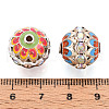 Brass Rhinestone Beads KK-Q080-01D-P-3