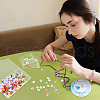  400Pcs Flower with Letter Acrylic Beads DIY-NB0005-91-6