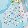 DICOSMETIC 100Pcs Spray Painted Acrylic Pendants FIND-DC0006-51-4