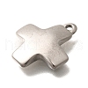 304 Stainless Steel Pendants STAS-P381-09P-2