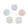 Marbled Stone Style Opaque Acrylic Beads OACR-G009-01A-1