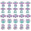 25 Pieces Alien Charms Pendant Resin Alien Cat Charm UFO Charms Mixed Shape for Jewelry Necklace Earring Making Crafts JX393A-1