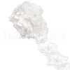WADORN 5 Yards Organza Flower Lace Trims SRIB-WR0001-12-1